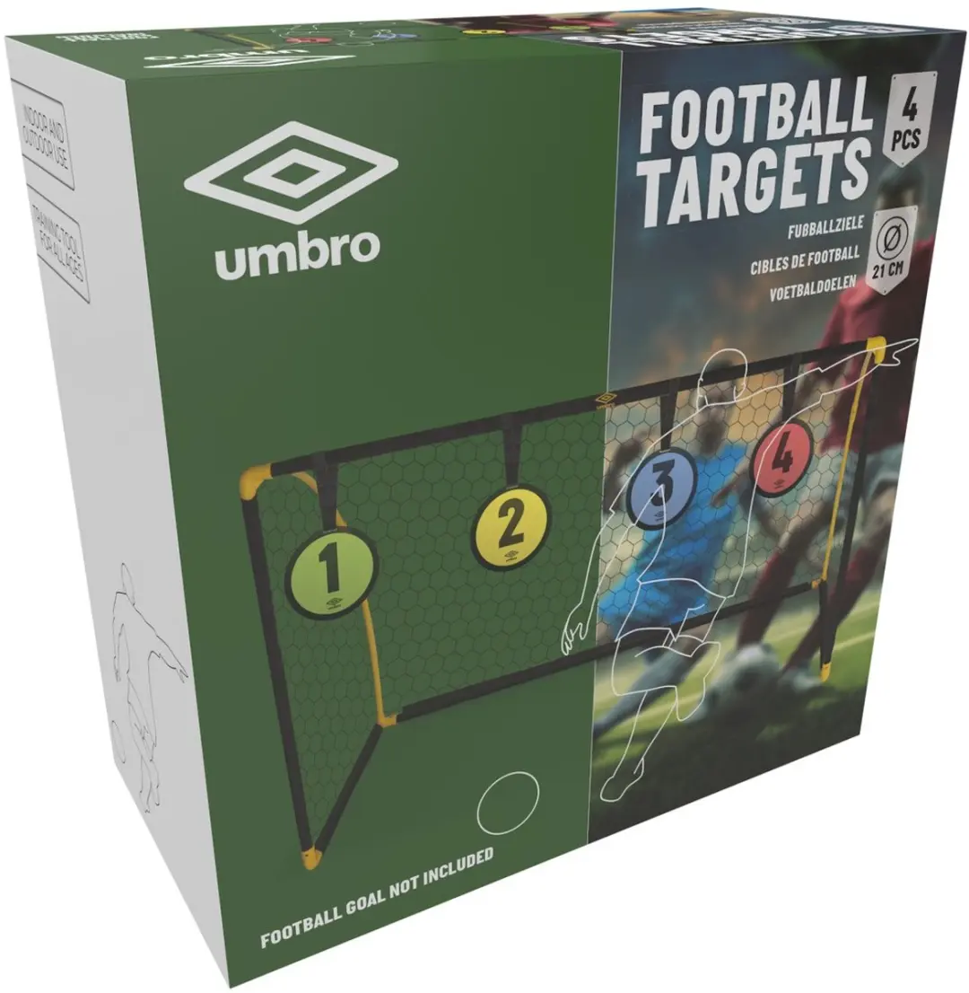 Umbro Voetbaldoelen 4 Targets - Ø21cm - Multicolor