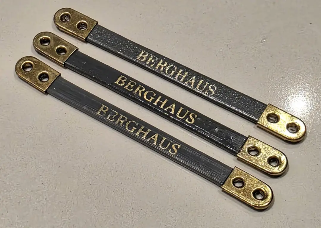 Berghaus Jaslusjes 3 Stuks - Antraciet Grijs - Ø7.5cm