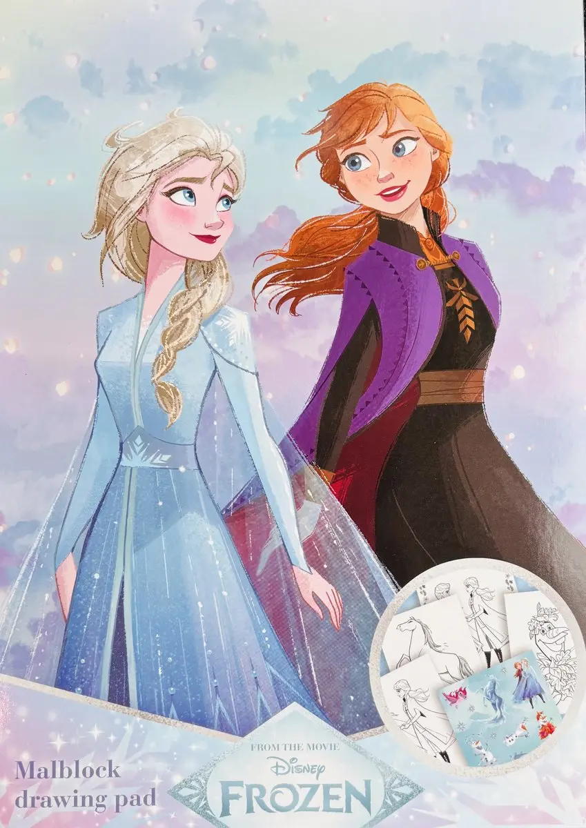 Disney Frozen Kleurboek Elsa Anna Olaf