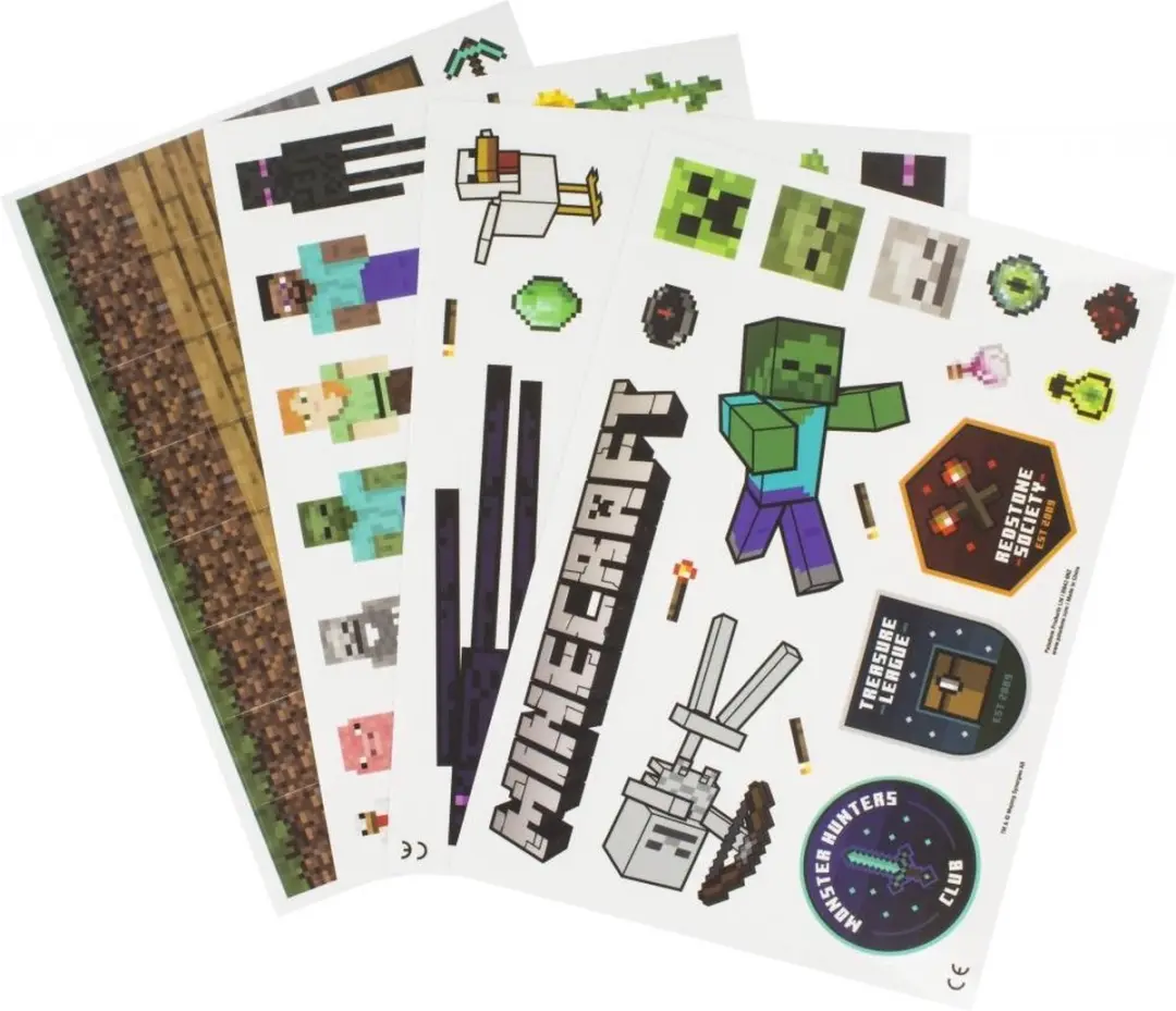 Paladone Minecraft Gadget Decals - Multi