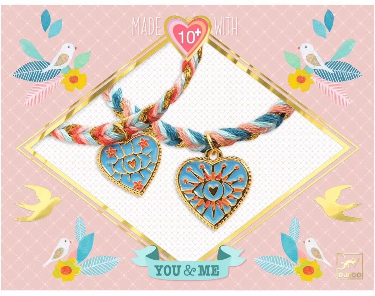 Djeco Friendships & Hearts Armbandenset - Multicolor