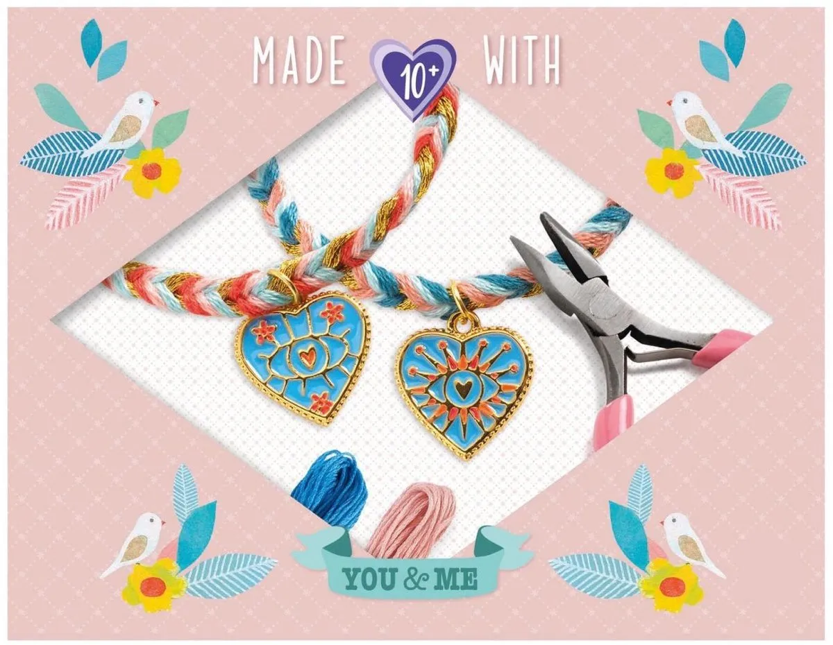 Djeco Friendships & Hearts Armbandenset - Multicolor - afbeelding 6 van 6