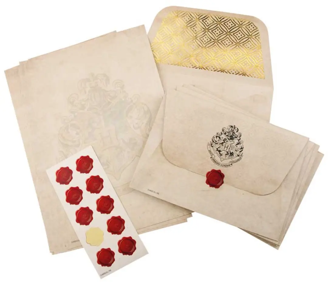 Paladone Harry Potter Briefpapier Set - Hogwarts Acceptatiebrief - Beige - afbeelding 6 van 6
