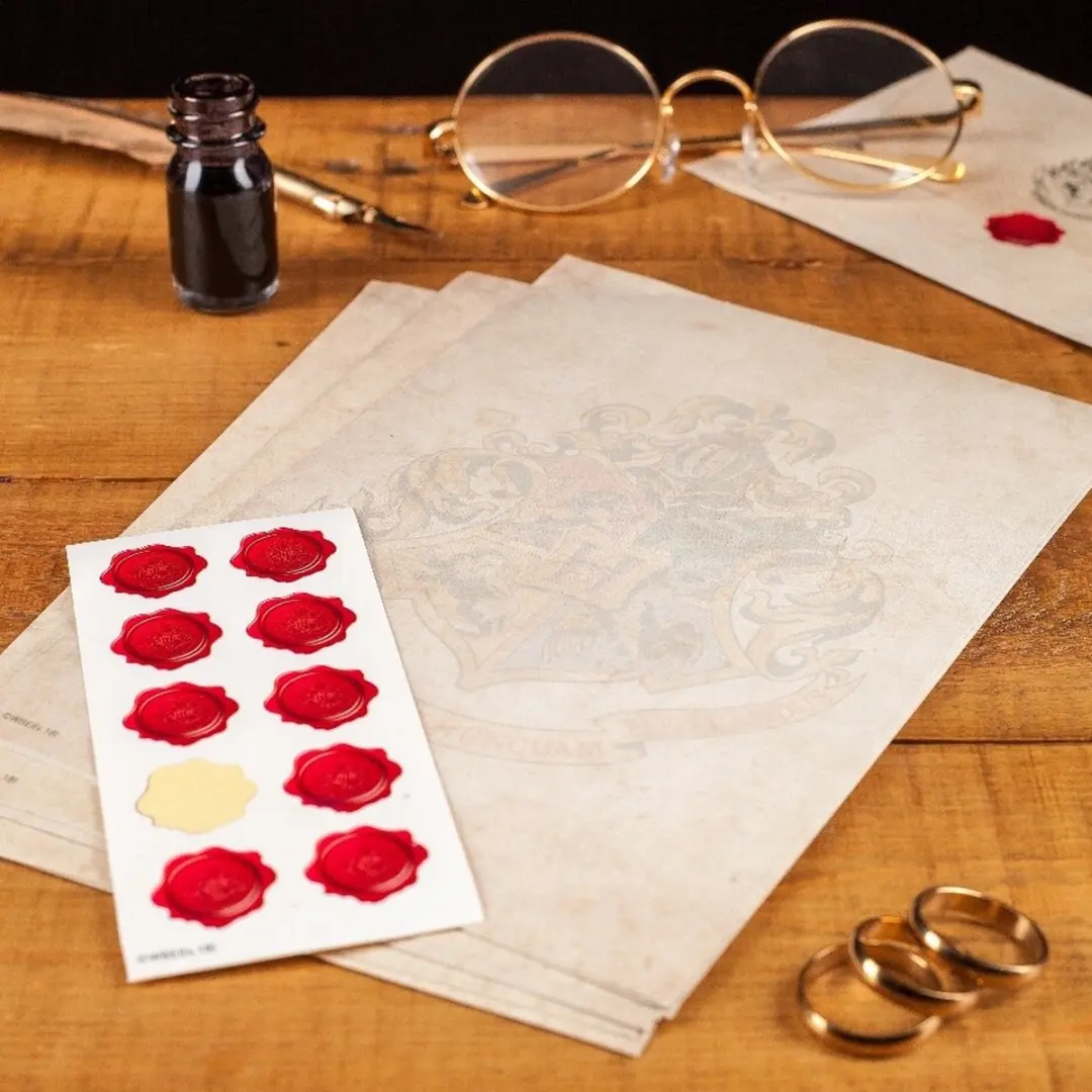 Paladone Harry Potter Briefpapier Set - Hogwarts Acceptatiebrief - Beige