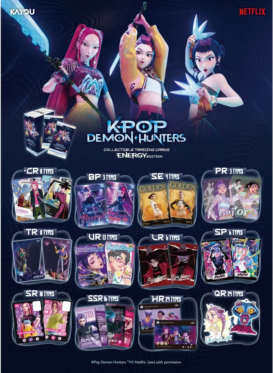 Asmodee Kayou KPop Demon Hunters Energy Edition Booster - KAY0008