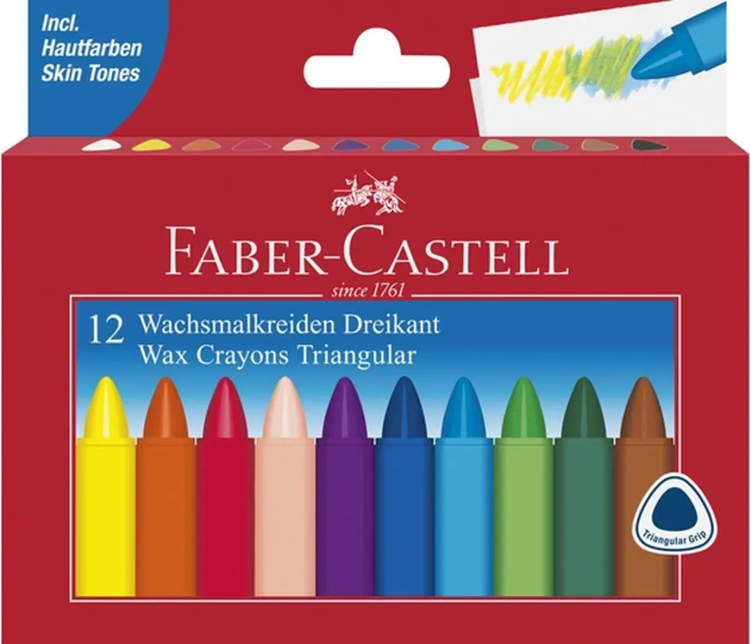 Faber-Castell Waskrijt Driekantig FC-120010