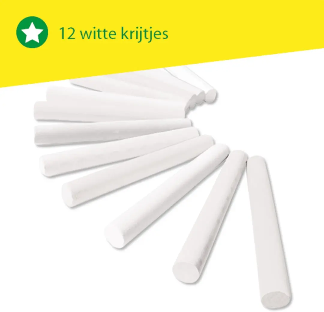 SES Creative Schoolkrijt Wit 12 Stuks