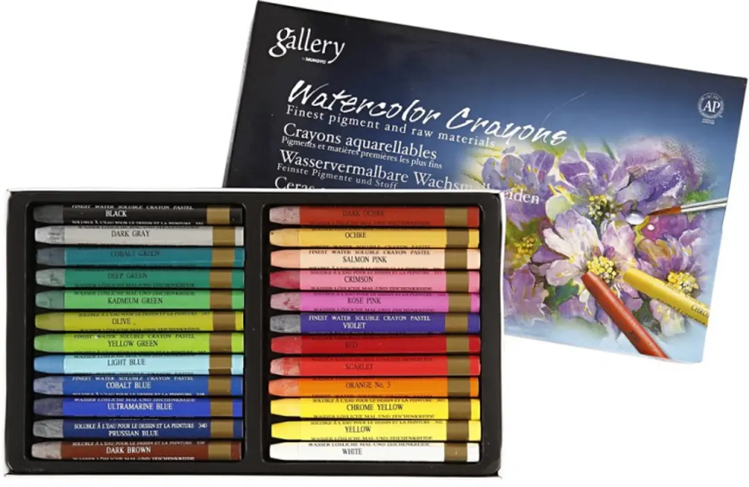 Mungyo Gallery Aqua Crayons 24 Stuks