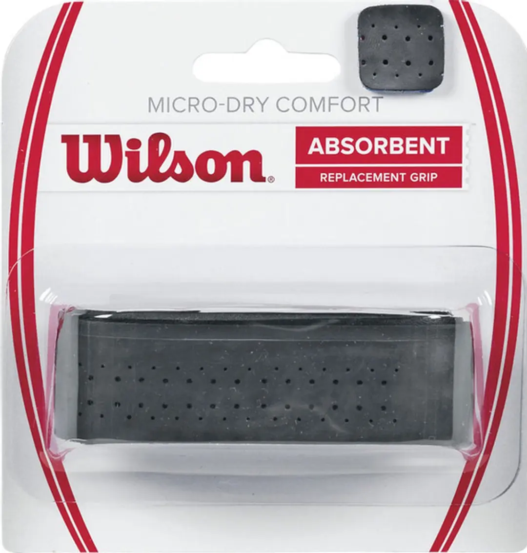 Wilson Micro-Dry Comfort Tennis/Padel Basisgrip - Zwart - afbeelding 4 van 4