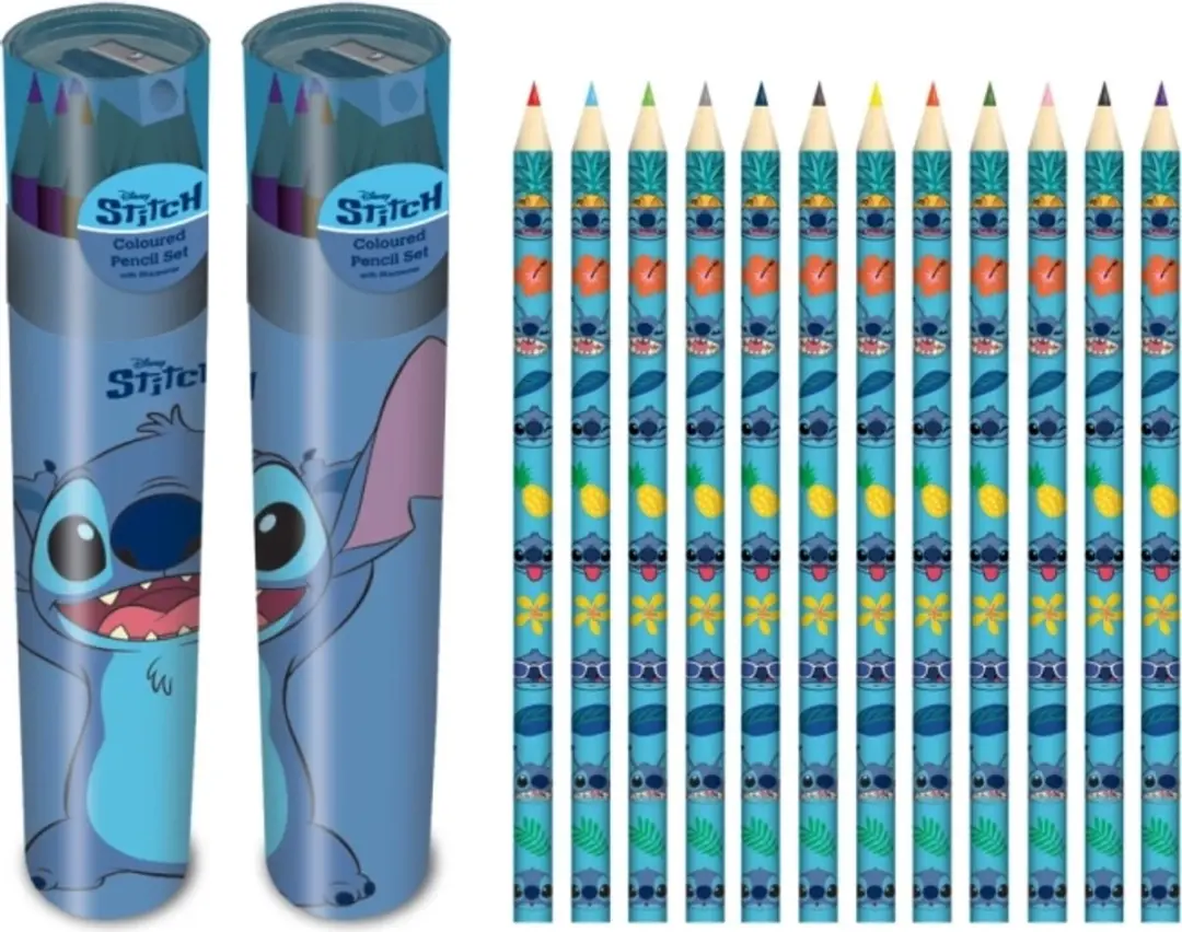 Disney Lilo & Stitch Kleurpotloden 12 Stuks