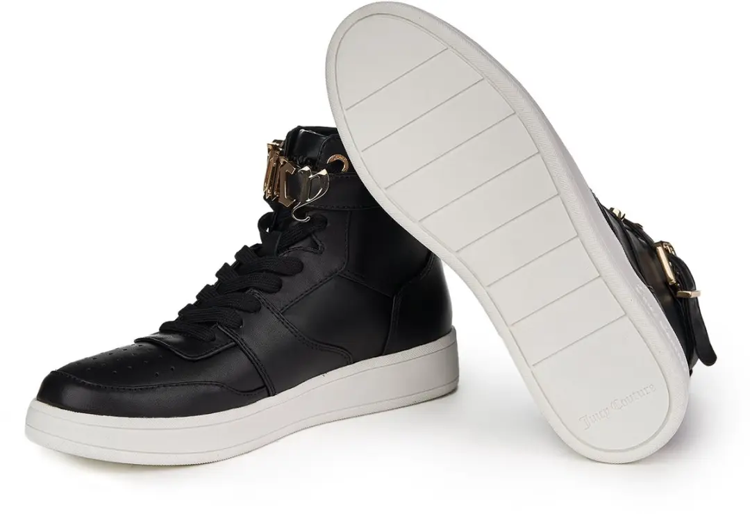 Juicy Couture Candice Hoge Top Sneakers - Natuurlijk Leer - Wit - 42