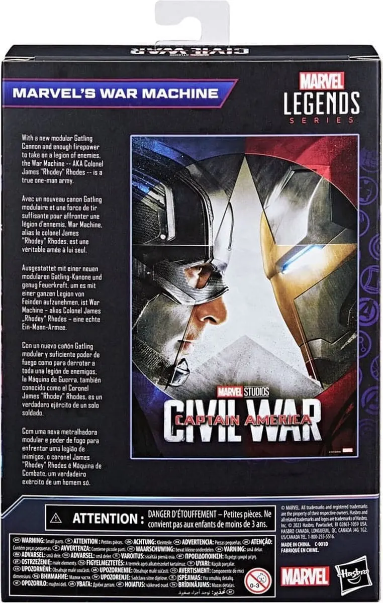 Marvel War Machine Actiefiguur 15 cm