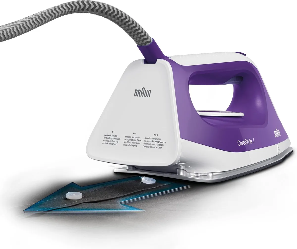 Braun CareStyle 1 IS1014VI Stoomgenerator - 2400W - 1500ml - Violet/Wit