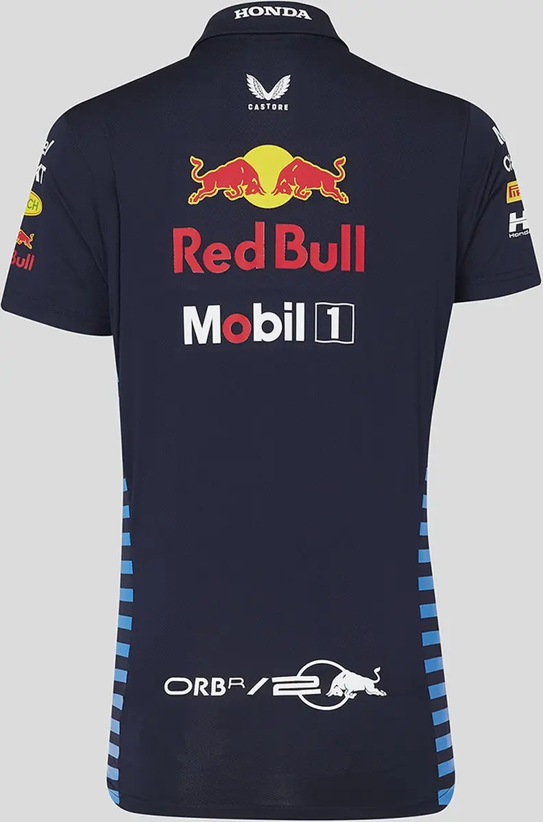 Castore Team Polo 2024 Max Verstappen - Blauw S