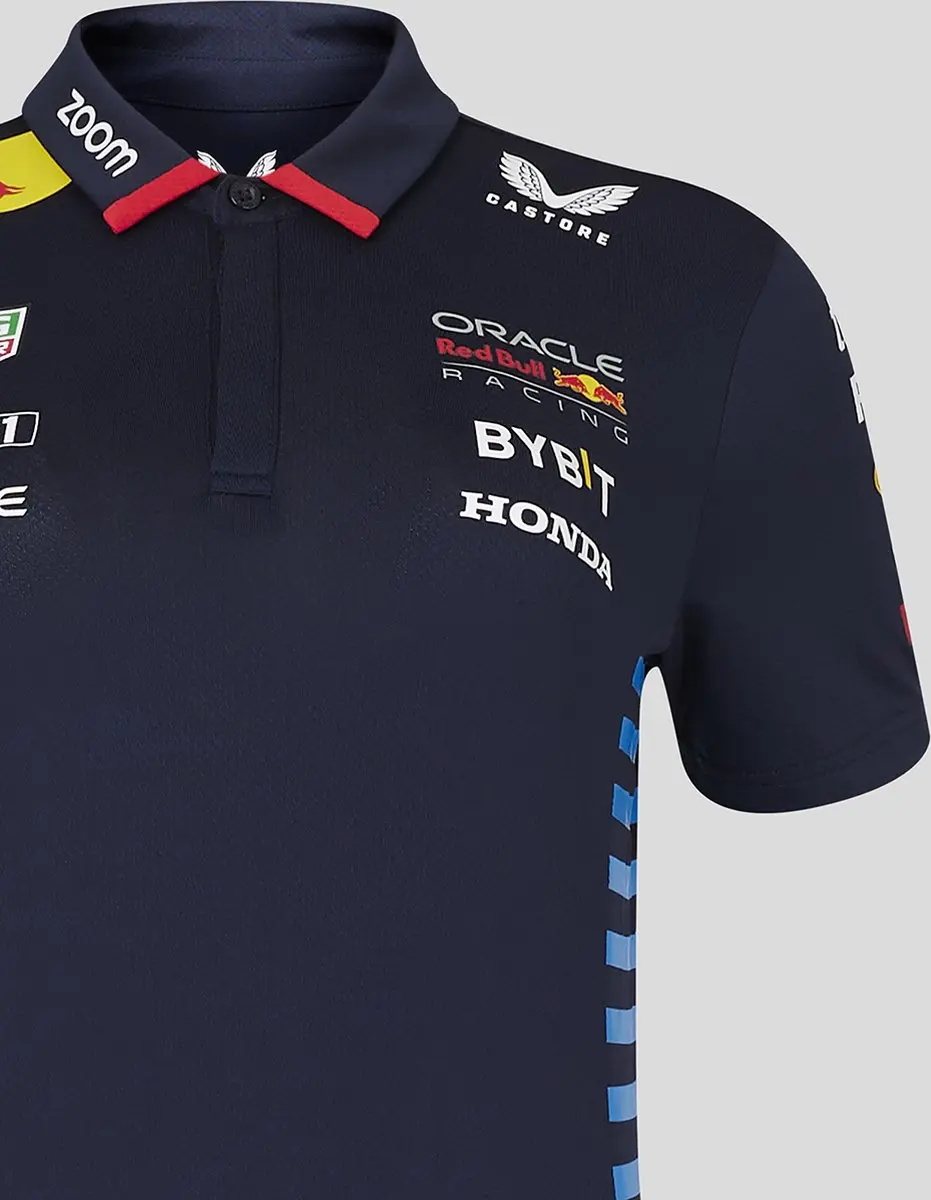 Castore Team Polo 2024 Max Verstappen - Blauw S