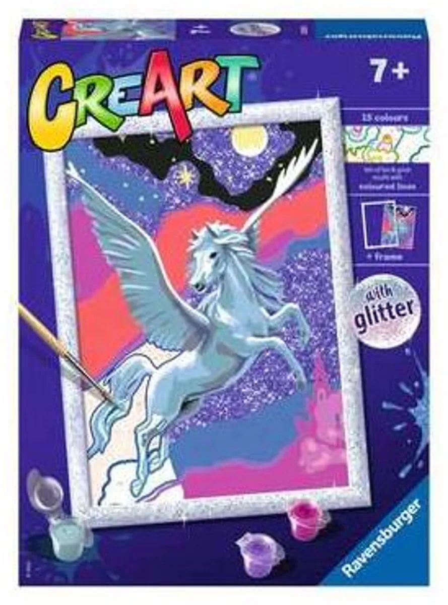 Ravensburger CreArt Powerful Pegasus Schilderen op nummer - Multicolor
