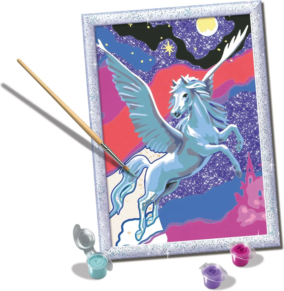 Ravensburger CreArt Powerful Pegasus Schilderen op nummer - Multicolor