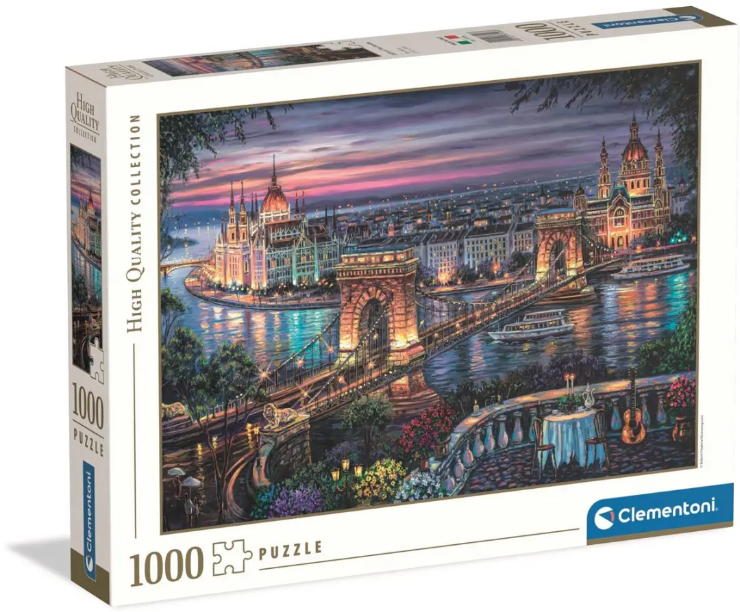 Clementoni Lights of the Danube Legpuzzel 1000 Stuks