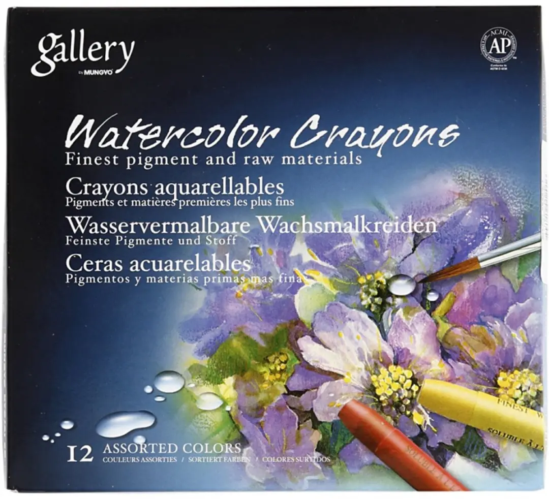 Mungyo Gallery Aqua Crayons Aquarelkrijt - 12 Stuks