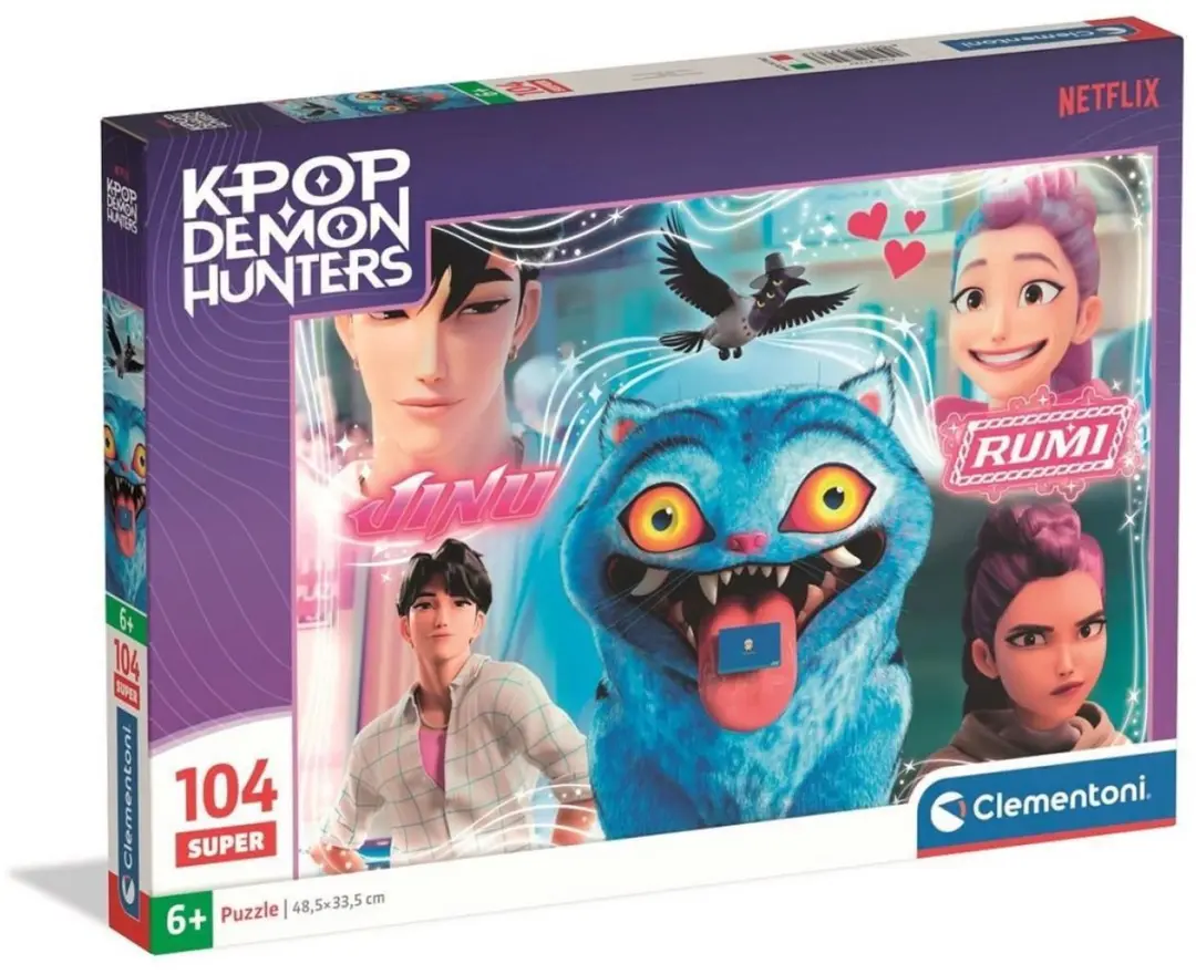 Clementoni K-Pop Demon Hunters Maxi Puzzel 104 Stuks