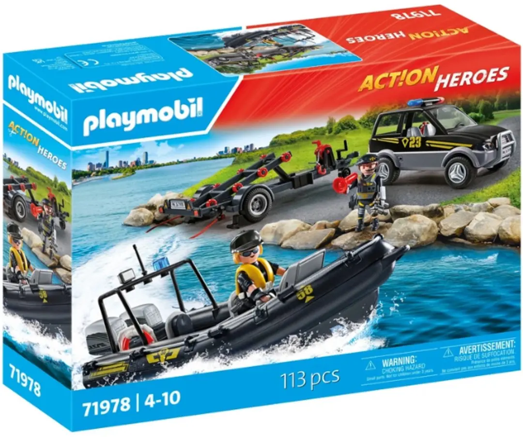 Playmobil Action Heroes Special Task Force 71978