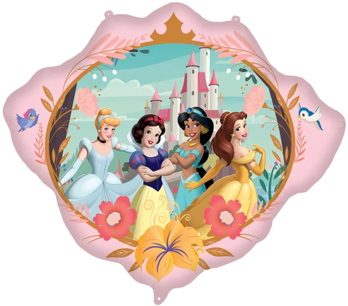 Disney Prinses Kasteel Folieballon 80x70cm
