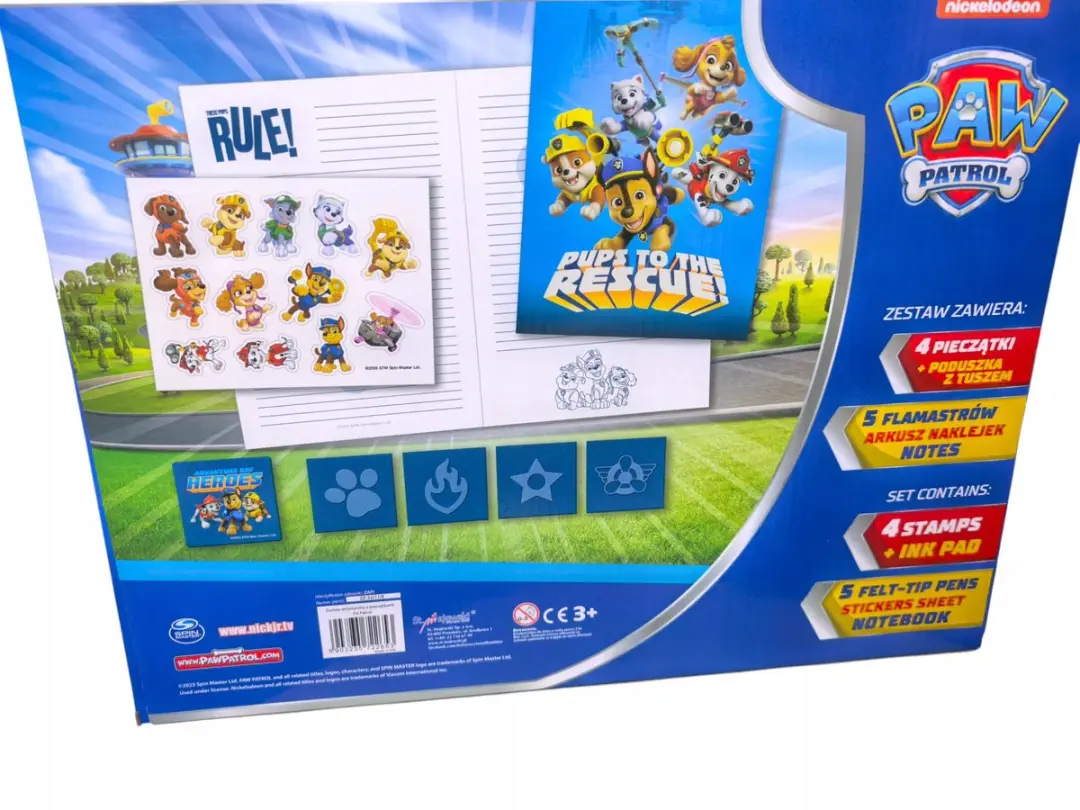 PAW Patrol Knutselset - Stempels Stiften Stickers Notitieboek Multicolor