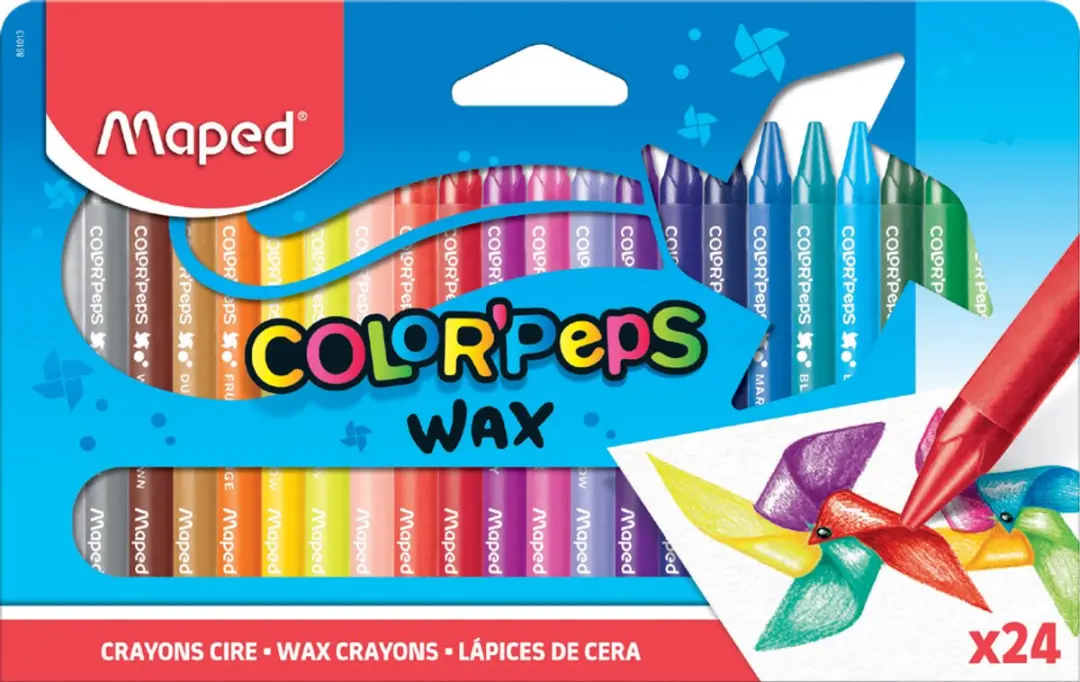 Maped Color'Peps Waskrijt - 12 Stuks