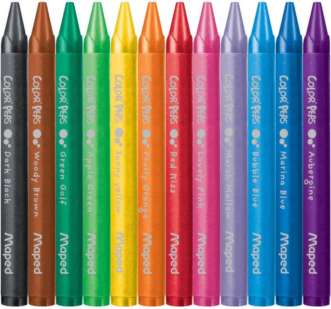 Maped Color'Peps Waskrijt - 12 Stuks