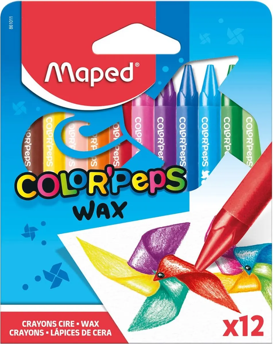 Maped Color'Peps Waskrijt - 12 Stuks - afbeelding 6 van 6