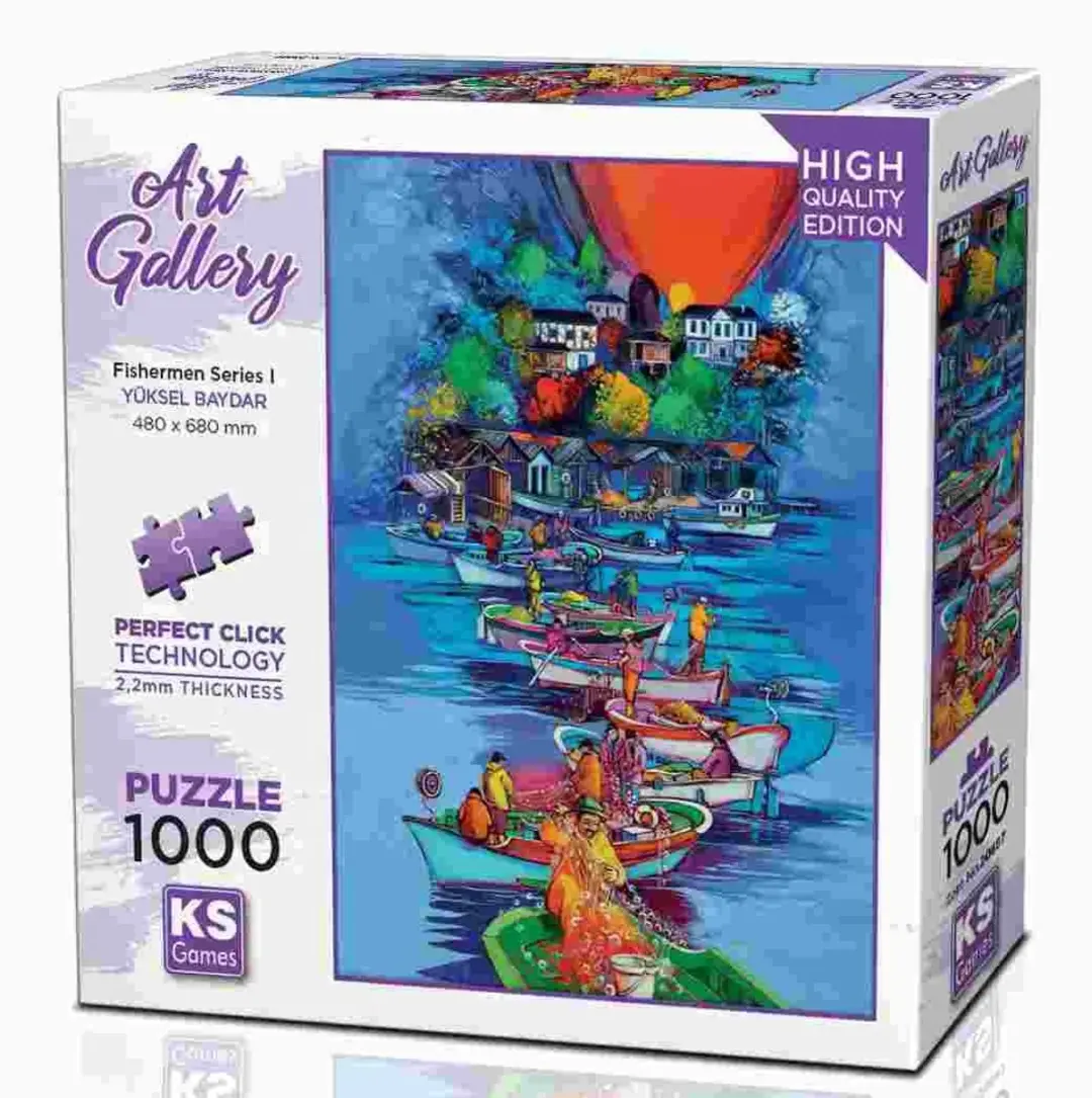 KS Games Art Gallery Fishermen Series I Legpuzzel 1000 Stuks