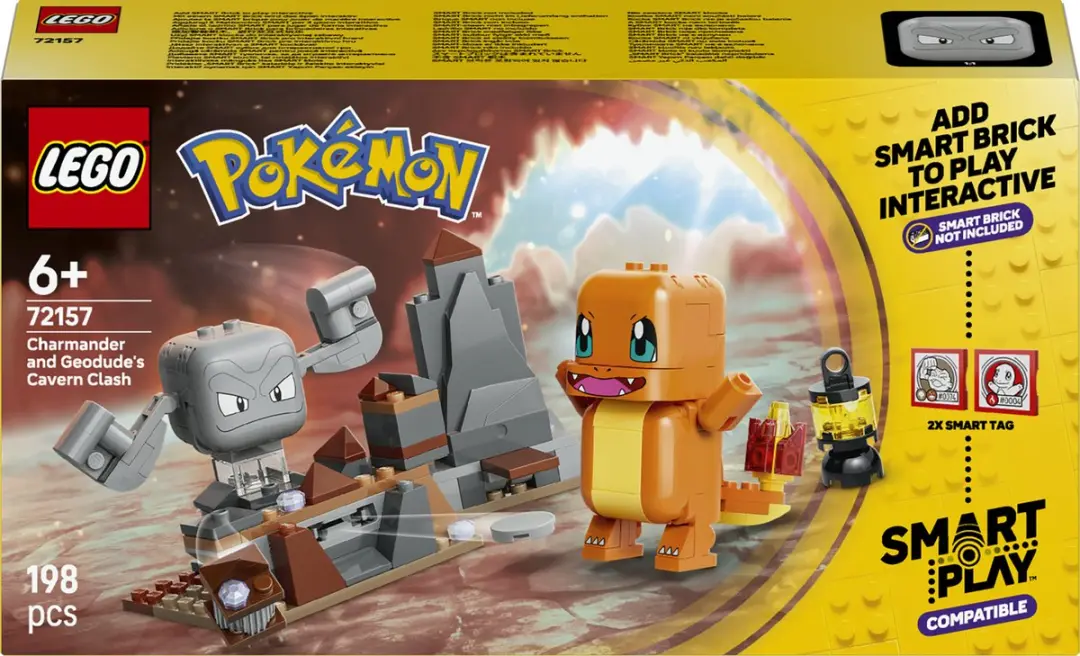 LEGO 72157 Pokémon SMART Charmander Geodude Cavern Clash