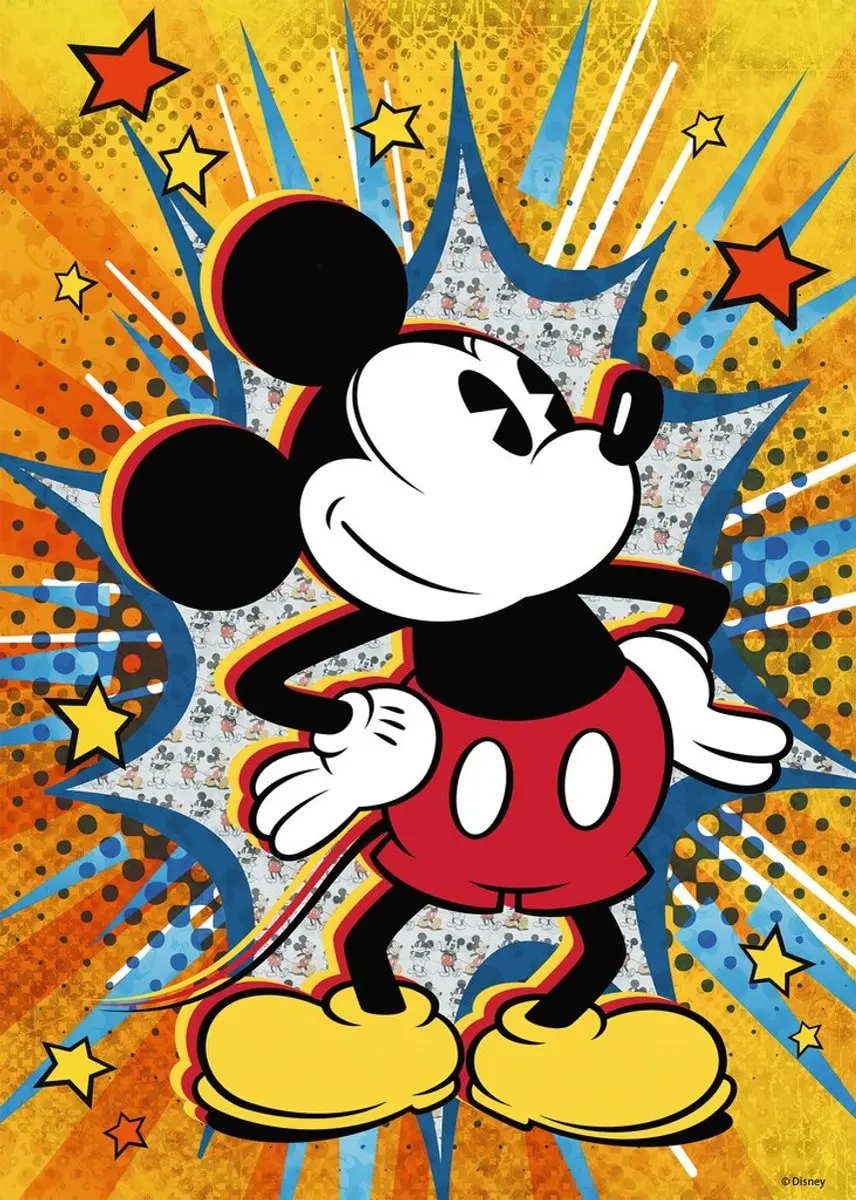 Ravensburger Retro Mickey Puzzel 1000 Stuks