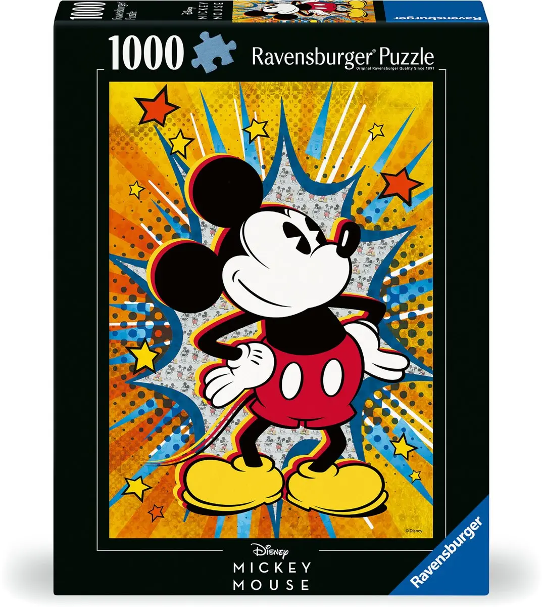 Ravensburger Retro Mickey Puzzel 1000 Stuks - Meerkleurig