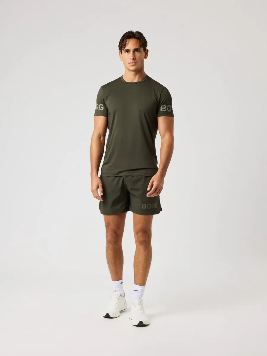 Björn Borg Korte Sportbroek Heren 6" - Rosin Groen - Maat S