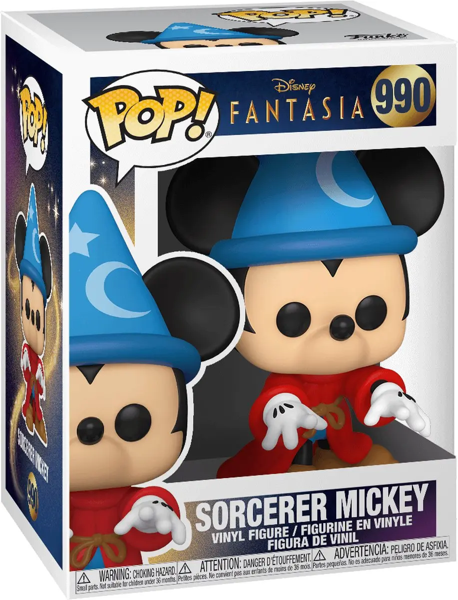 Disney Funko Fantasia 80th Anniversary POP! Sorcerer Mickey - 9cm - Multicolor