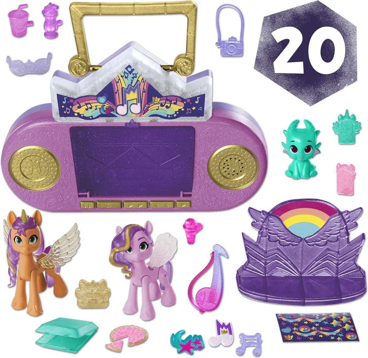 My Little Pony Musical Mane Melody F3867 Speelfiguur - Multikleur - afbeelding 2 van 6