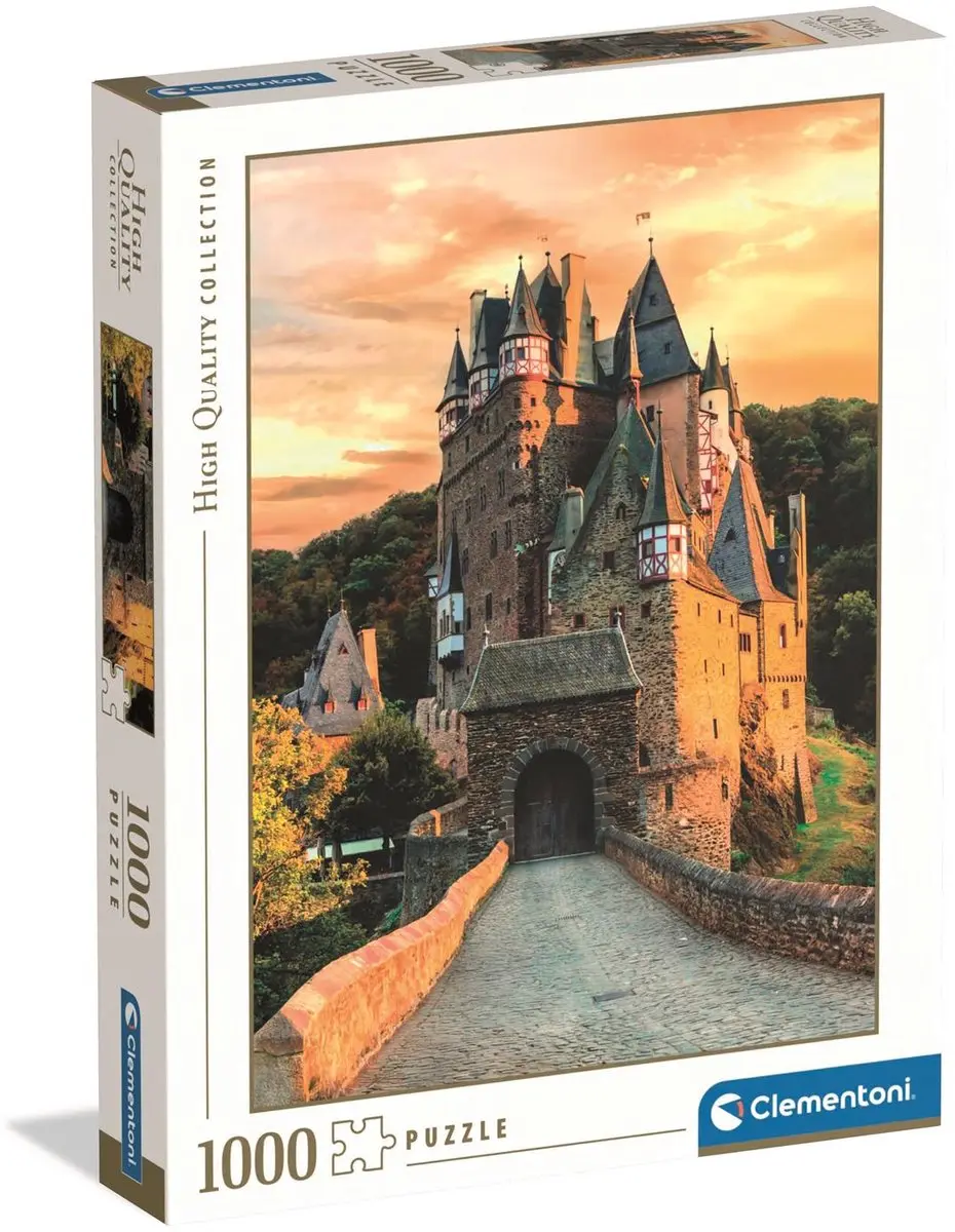 Clementoni Legpuzzel Golden Hour at Eltz Castle 1000 Stuks