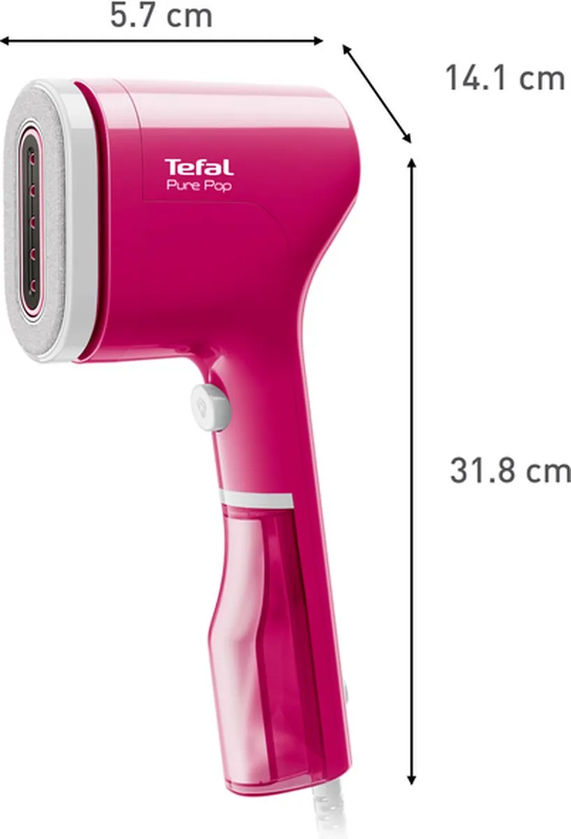 Tefal Pure POP DT2023 Kledingstomer - 1300W - Roze