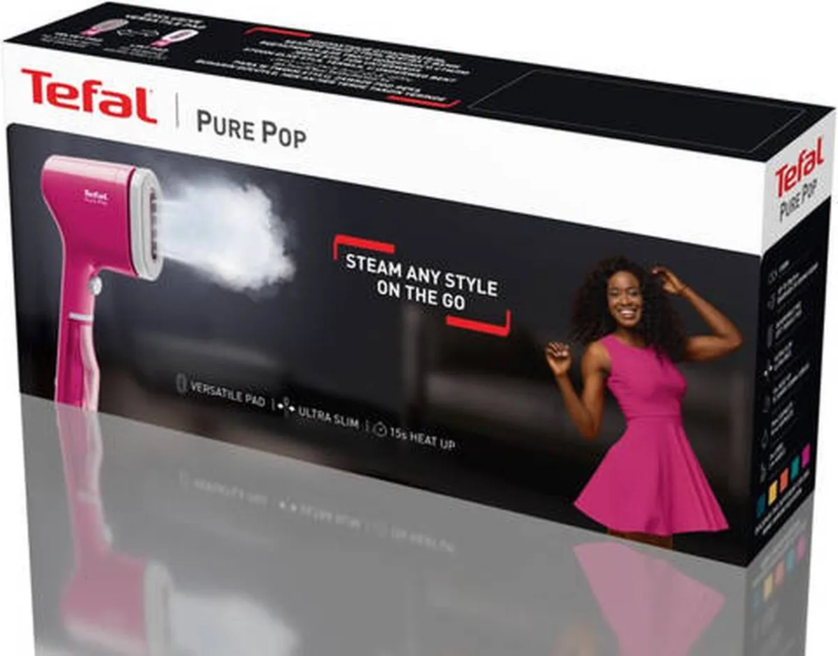 Tefal Pure POP DT2023 Kledingstomer - 1300W - Roze - afbeelding 6 van 6
