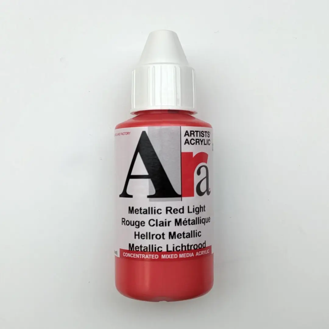 Ara Acrylverf Metallic Lichtrood C550 100ml