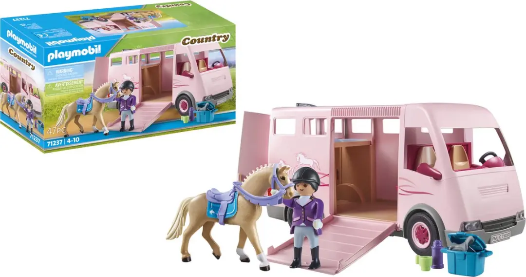 Playmobil Country Paardentransportwagen 71237 - Multicolor