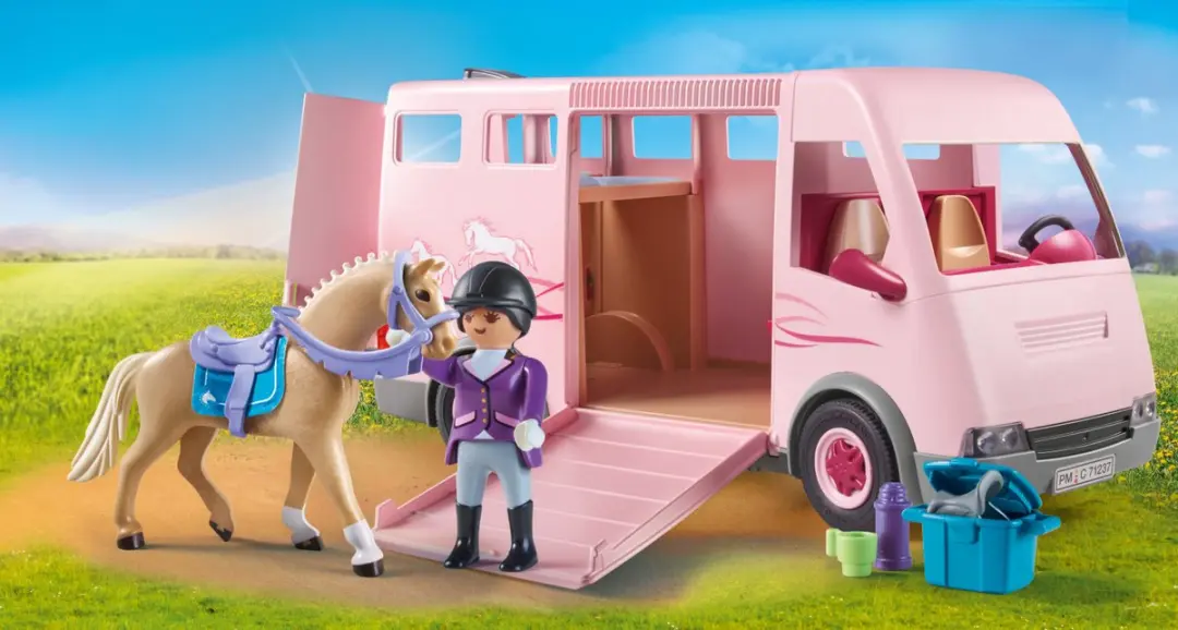 Playmobil Country Paardentransportwagen 71237 - Multicolor - afbeelding 6 van 6