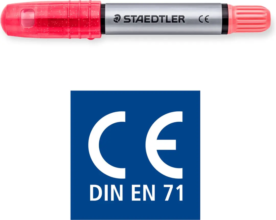 STAEDTLER Noris Gelkrijt - 6 Glitterkleuren