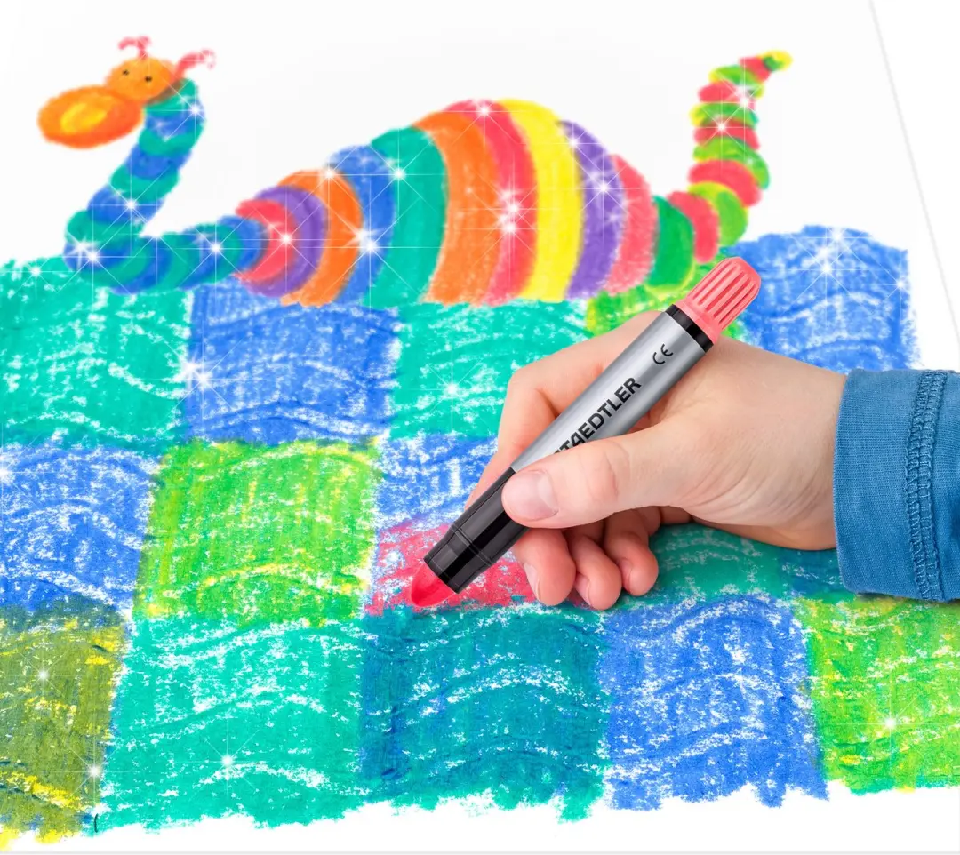 STAEDTLER Noris Gelkrijt - 6 Glitterkleuren