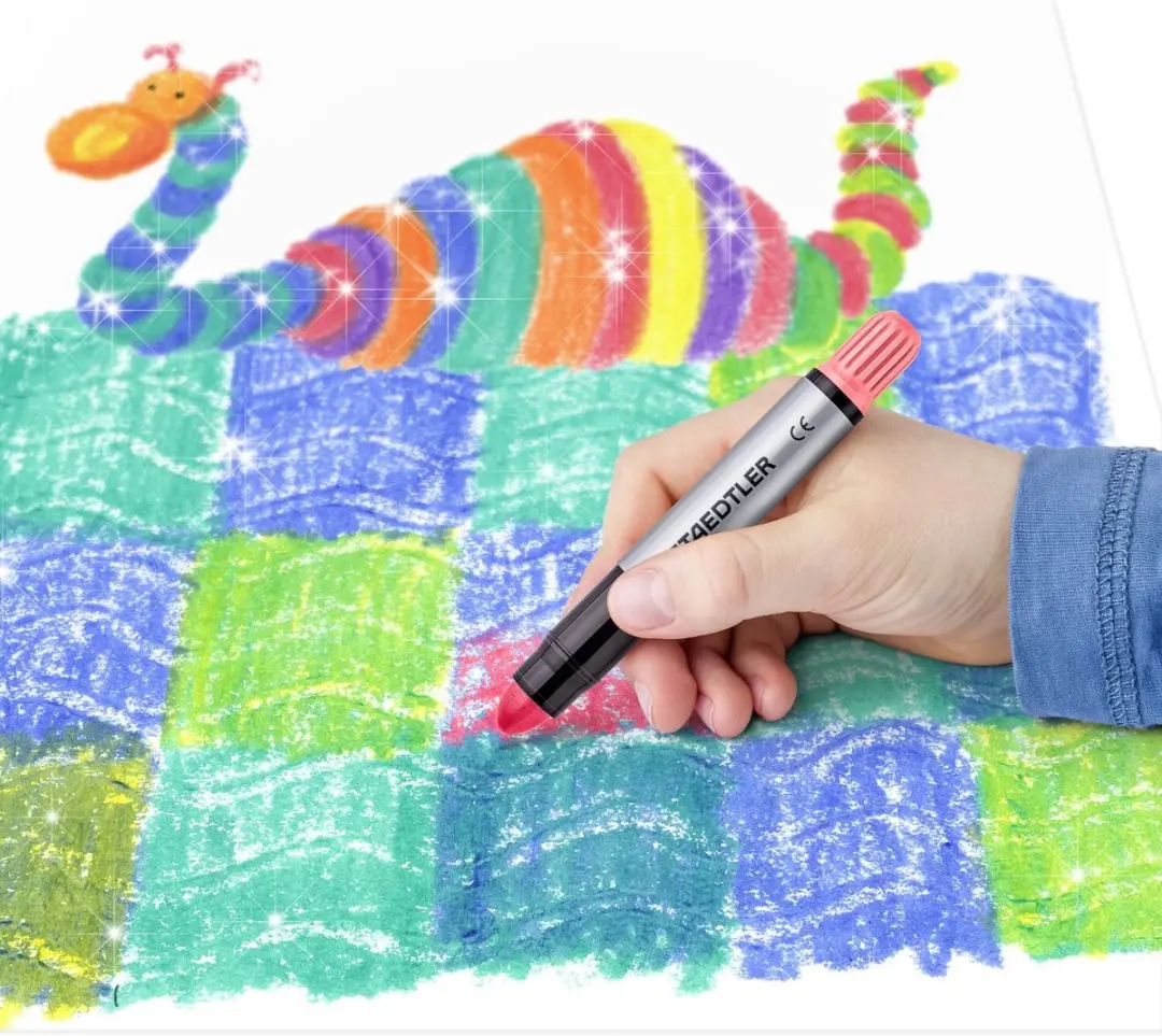 STAEDTLER Noris Gelkrijt - 6 Glitterkleuren
