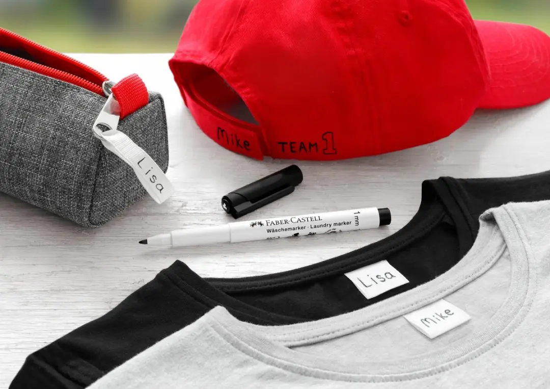 Faber-Castell Textielmarker Zwart - Permanent & Wasbestendig
