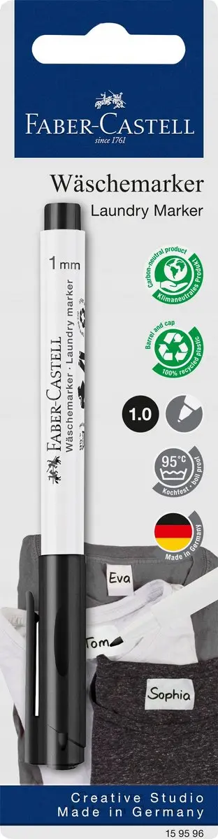 Faber-Castell Textielmarker Zwart