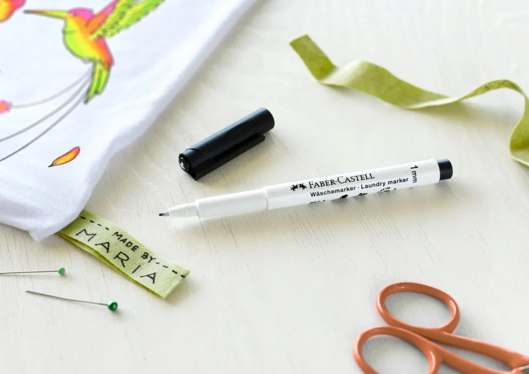 Faber-Castell Textielmarker Zwart - Permanent & Wasbestendig
