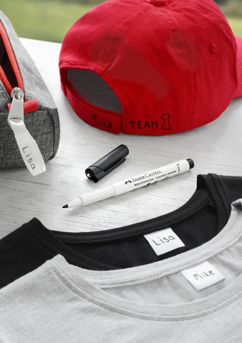 Faber-Castell Textielmarker Zwart - Permanent & Wasbestendig